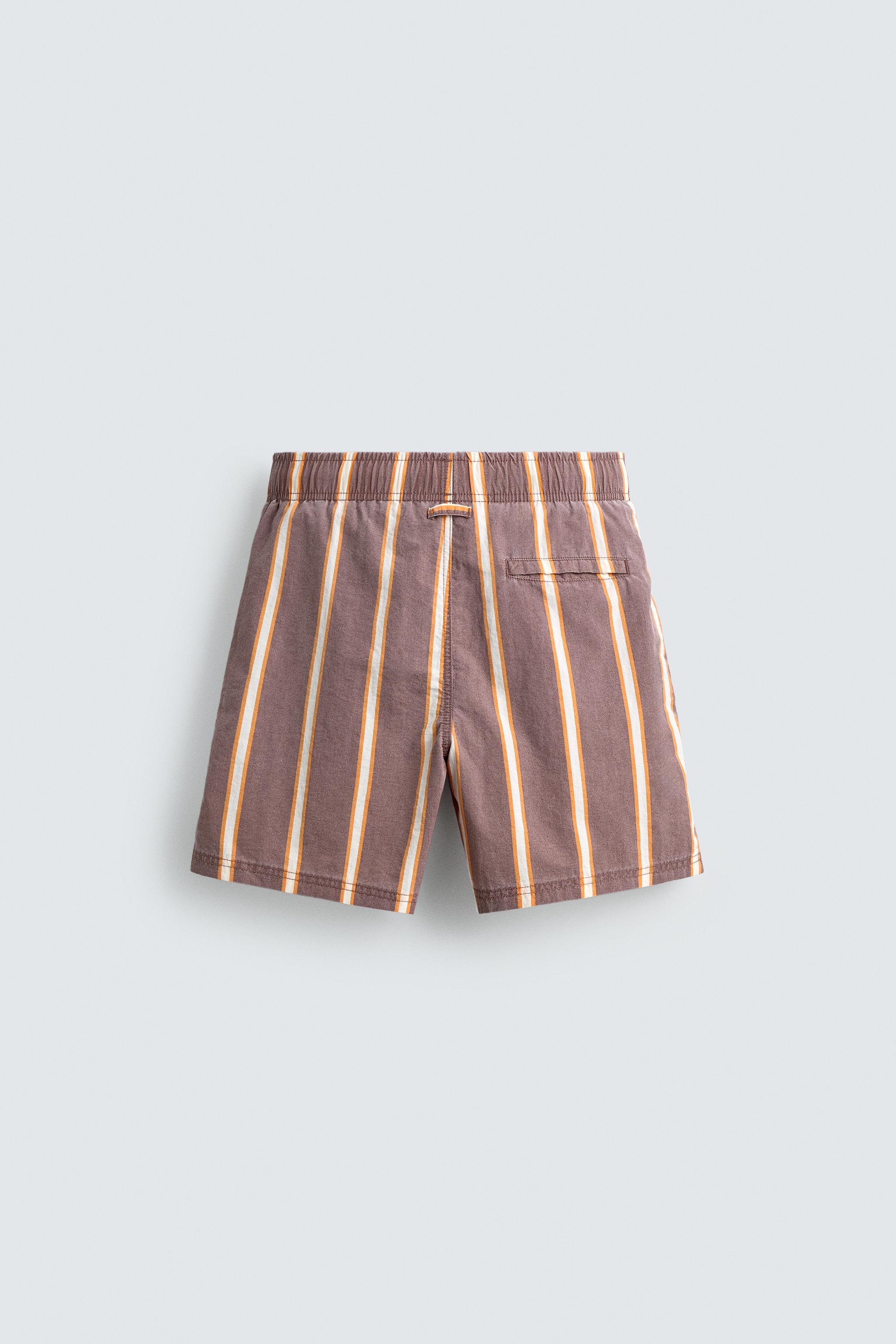 MAILLOT DE BAIN LONG À RAYURES